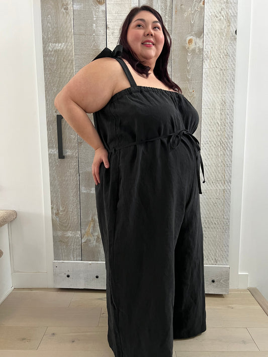 SAMPLE SALE | I AM ENOUGH Jumpsuit | Black | 4X