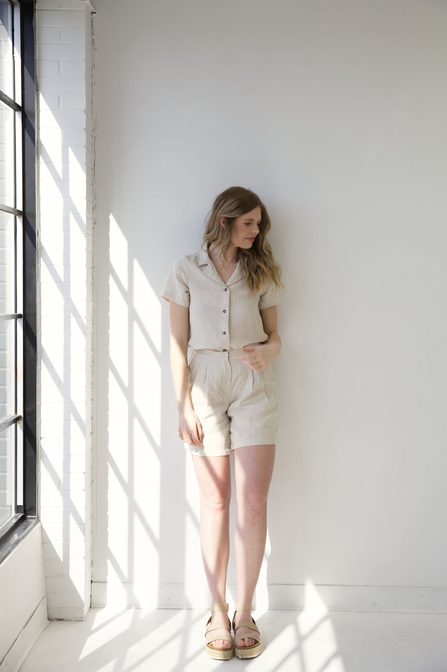 I AM BEAUTIFUL Blouse | Oatmeal