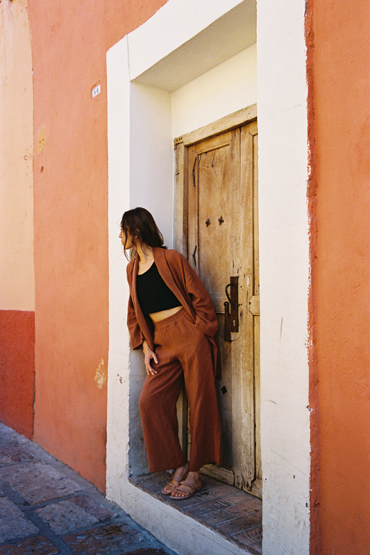 SAMPLE SALE | I AM ENOUGH Pants | Rust | XS