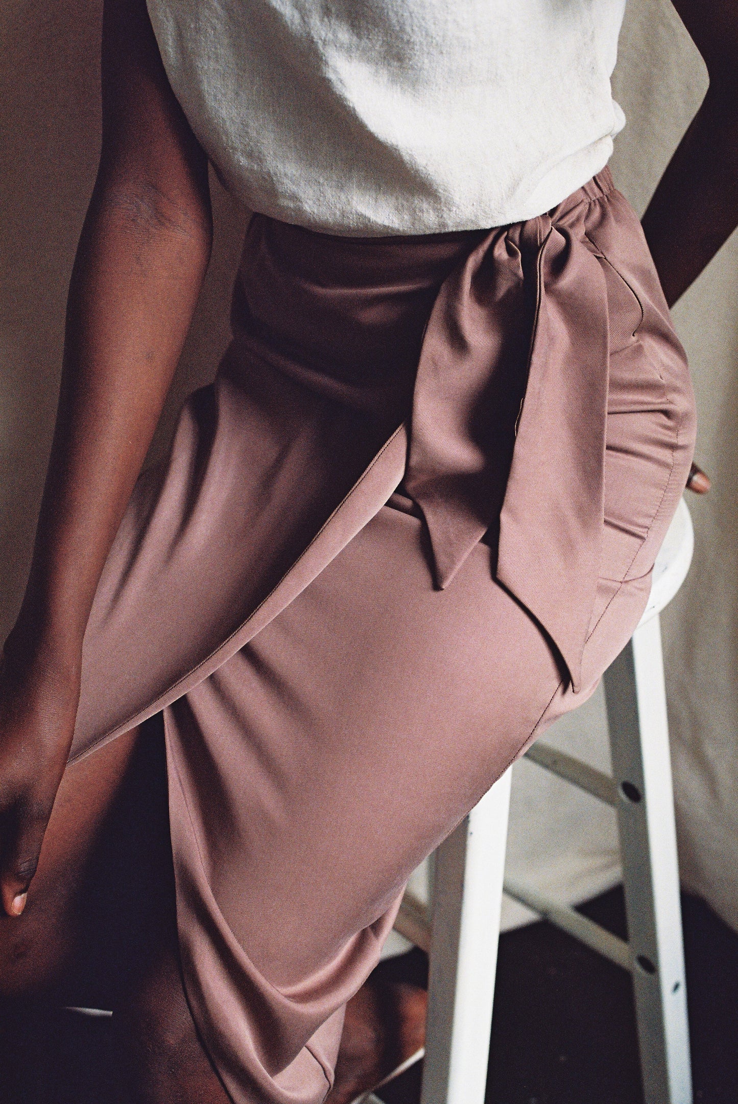 Ready To Ship | I AM ABUNDANT Skirt | Earl Grey | XL