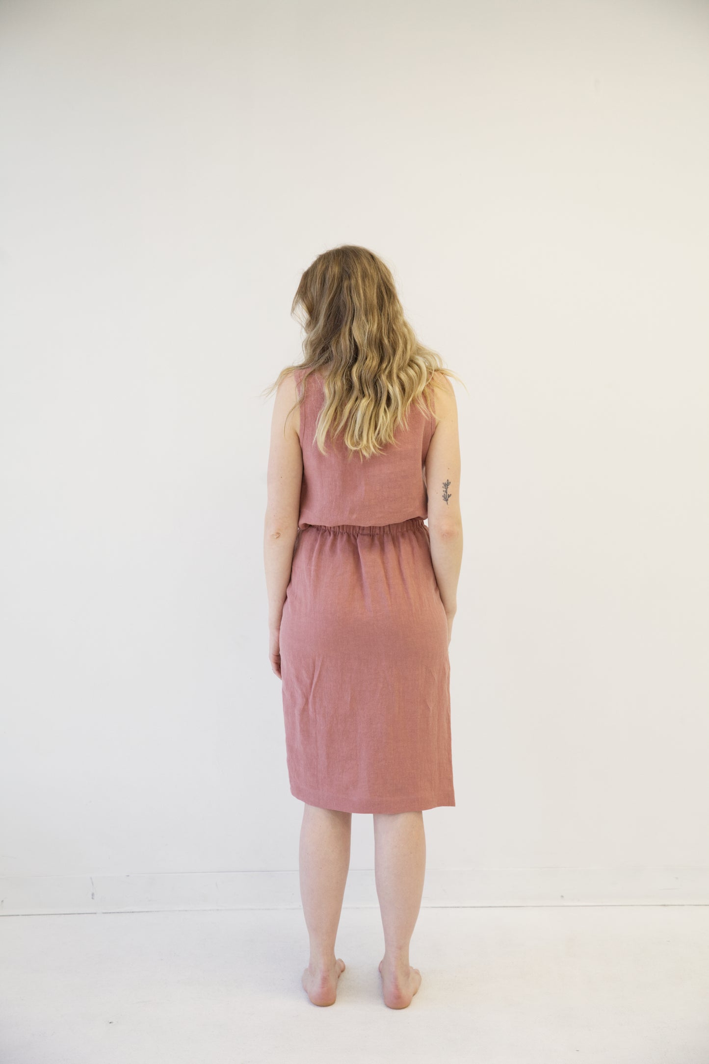 I AM ABUNDANT Mid-Length Skirt | Rosewood