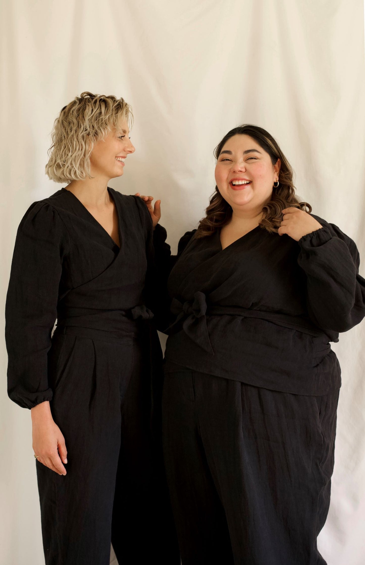 Ready To Ship | I AM CAPABLE Wrap Top | Black | 3X