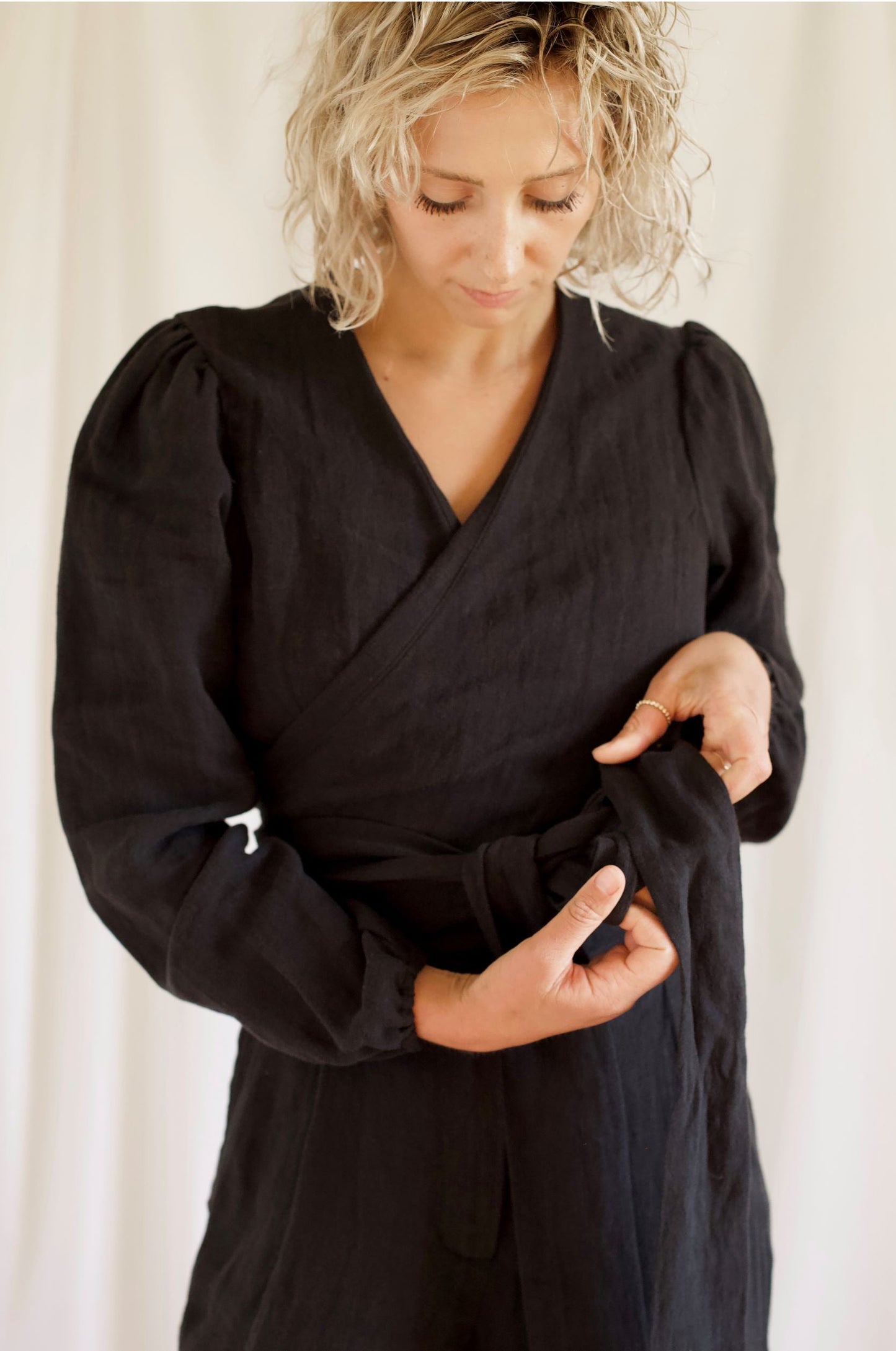Ready To Ship | I AM CAPABLE Wrap Top | Black | 1X