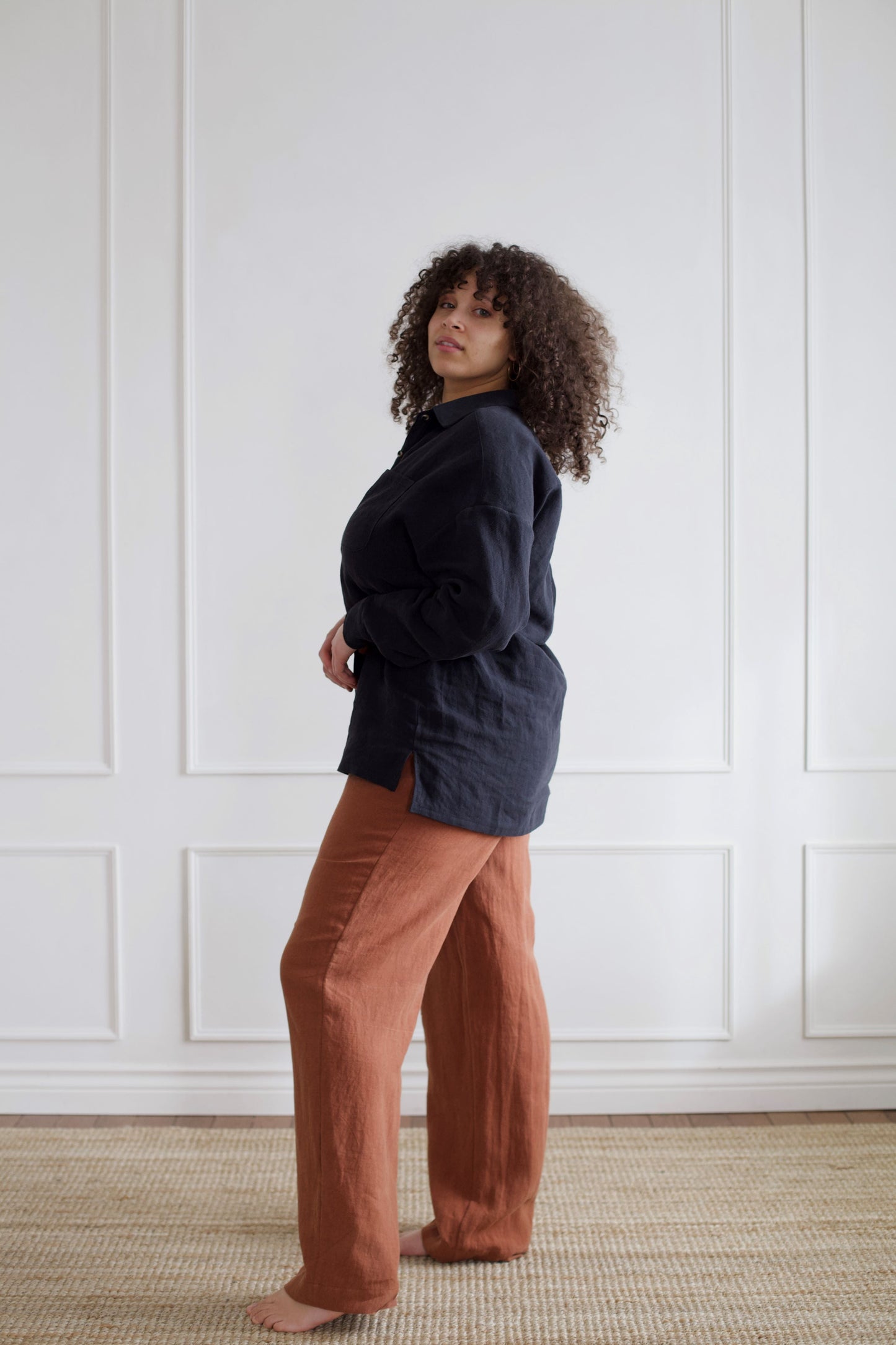 Ready To Ship | I AM STRONG Trousers | Rust | L (33")