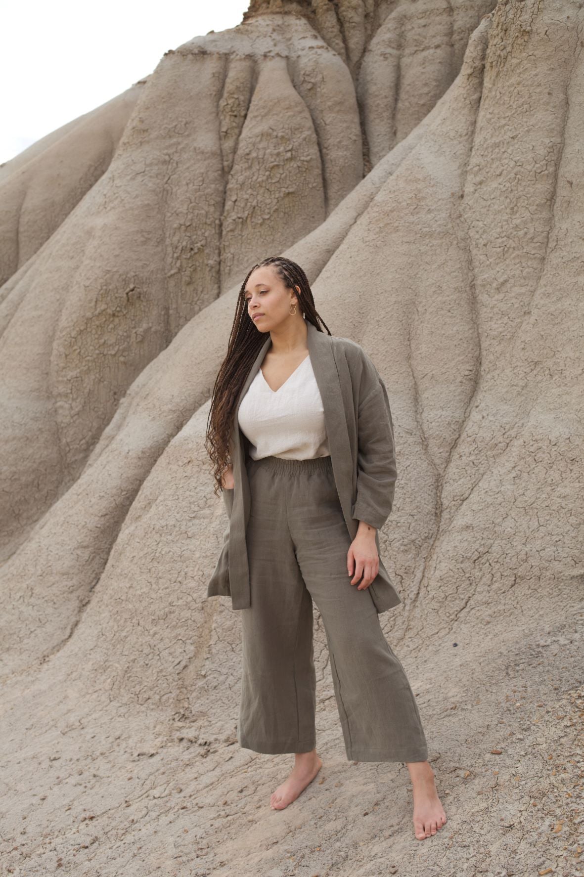 Ready To Ship | I AM ENOUGH Pants | Sage | XS