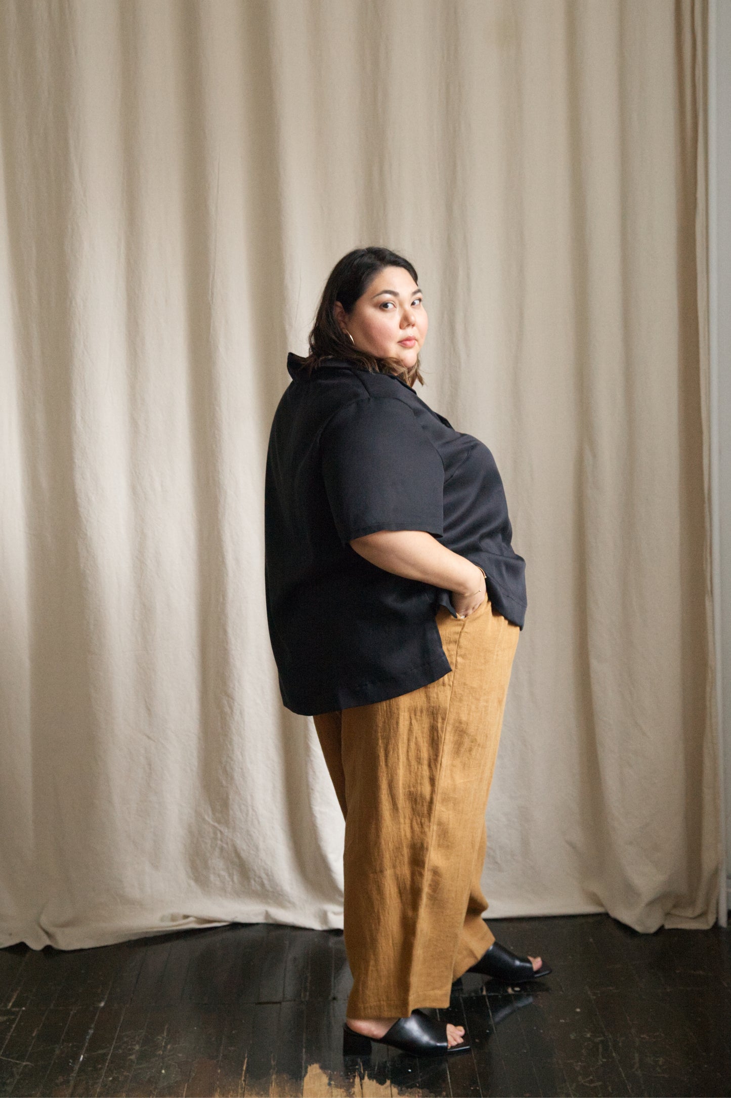 I AM GROUNDED Pants | Caramel