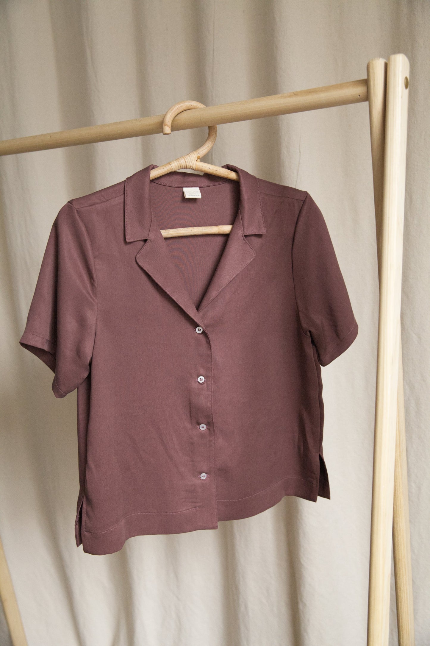 Ready To Ship | I AM BEAUTIFUL Blouse | Plum | S/M