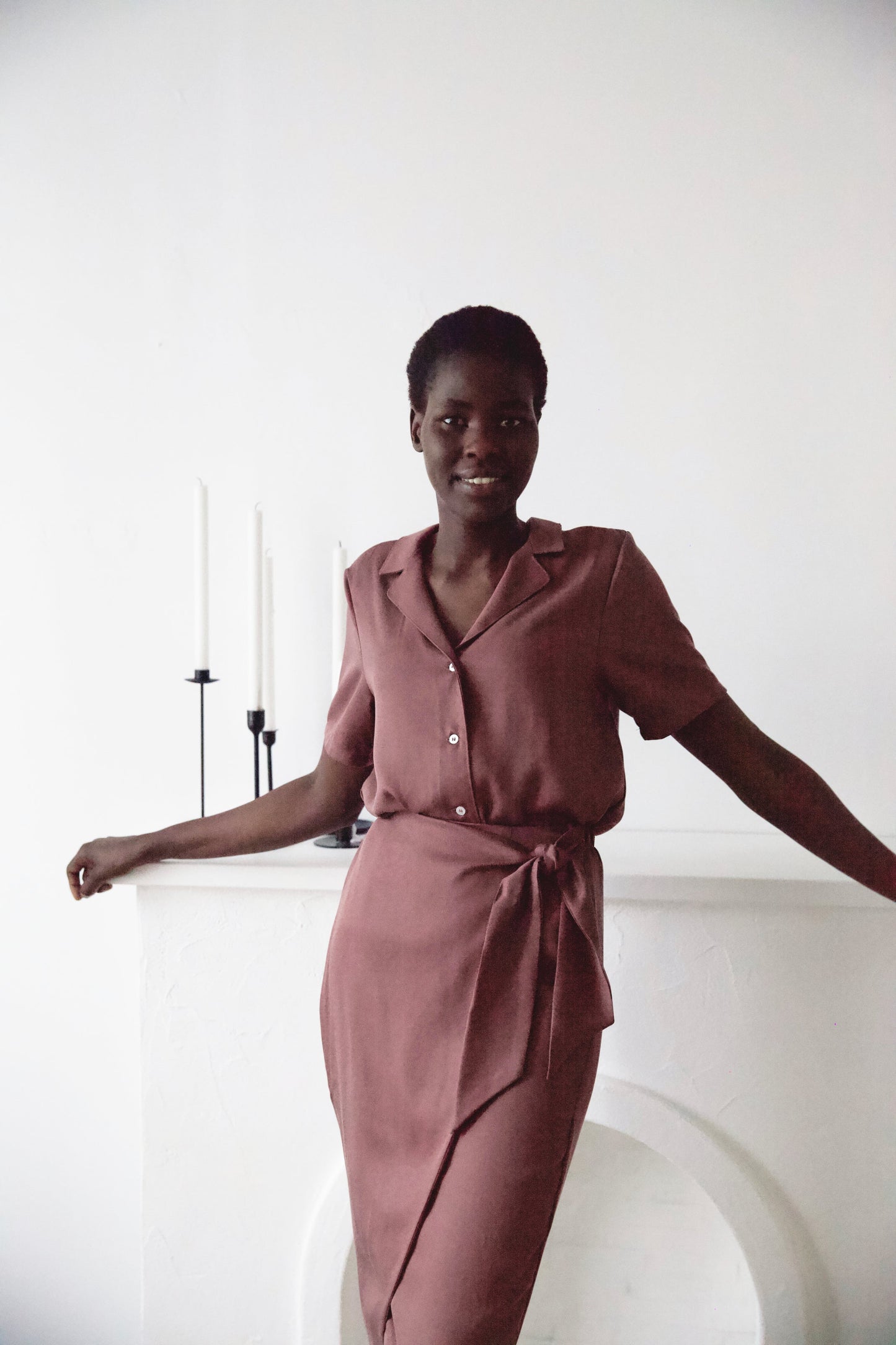 Ready To Ship | I AM ABUNDANT Skirt | Plum | S