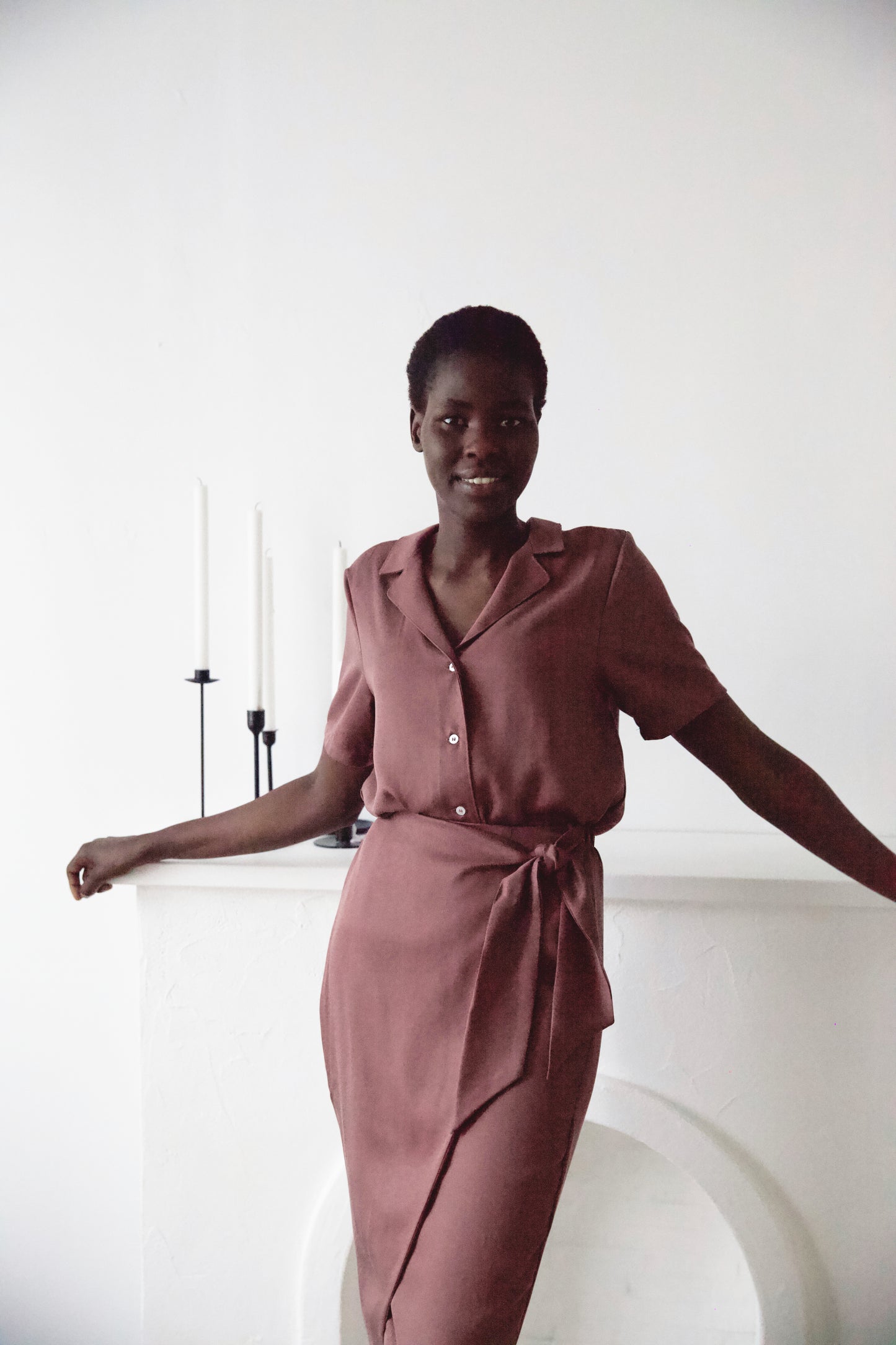 I AM ABUNDANT Skirt | Plum