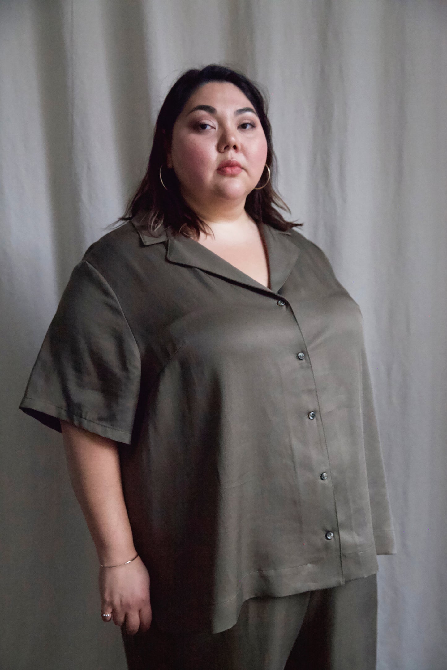 I AM BEAUTIFUL Blouse | Olive