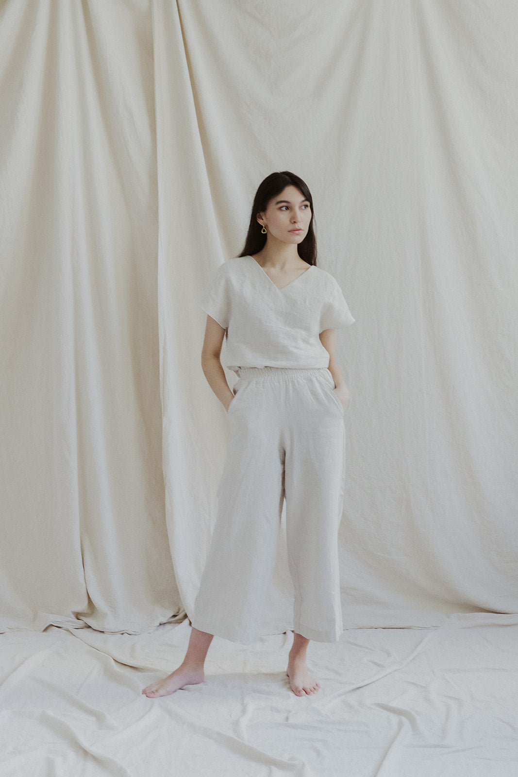 Ready To Ship | I AM ENOUGH Pants | Oatmeal | 1X