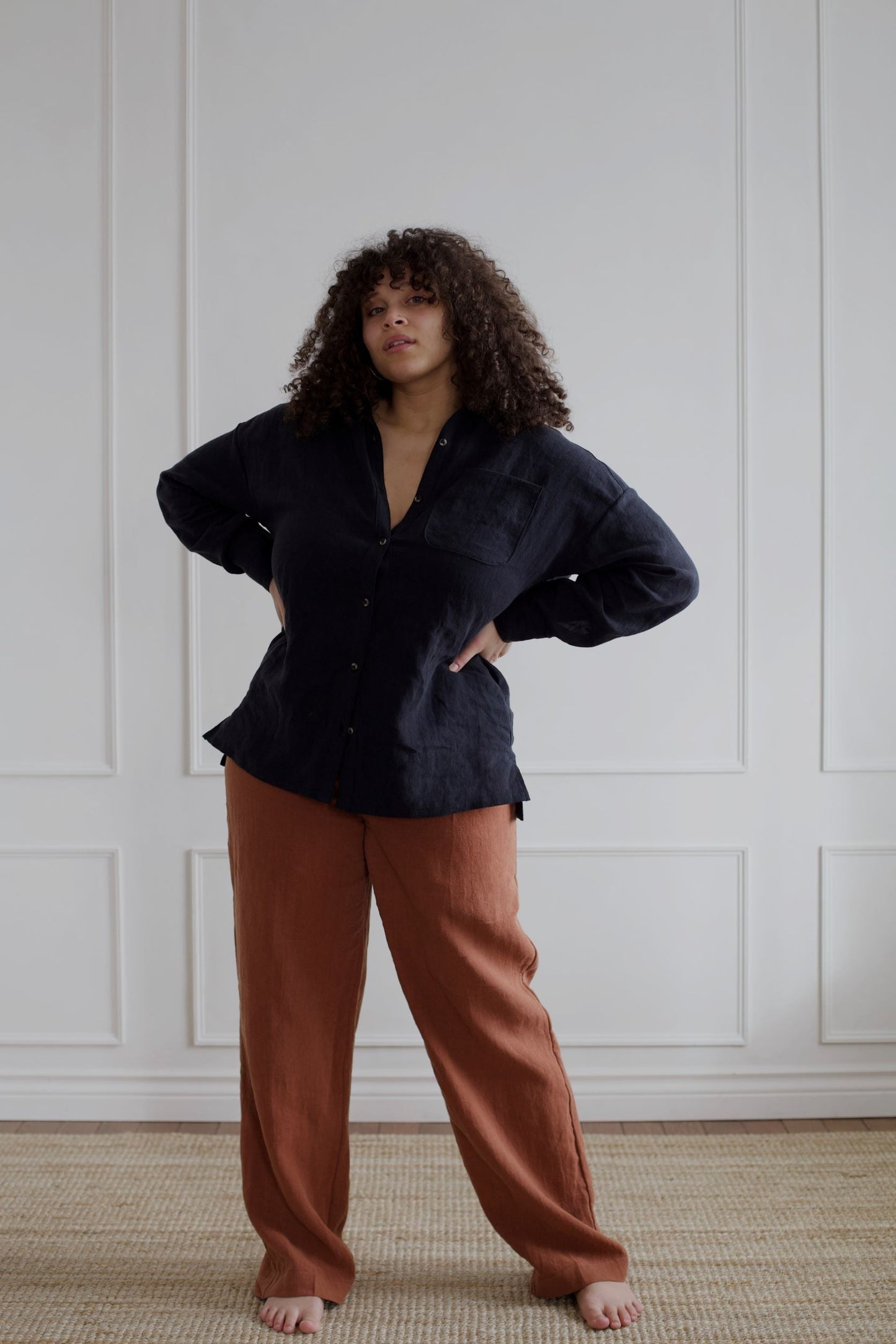 Ready To Ship | I AM STRONG Trousers | Rust | L (33")