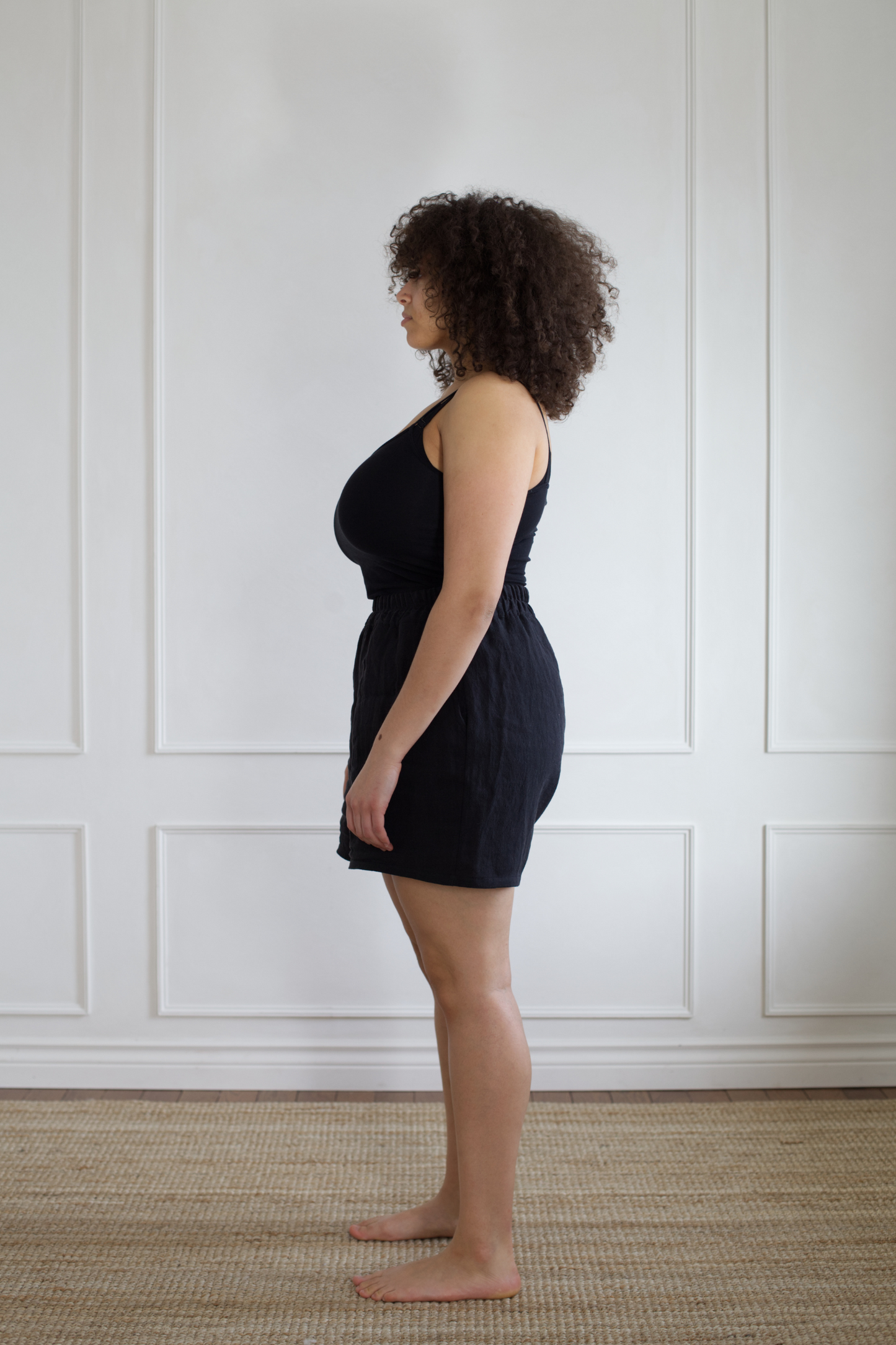 I AM ENOUGH Shorts | Black