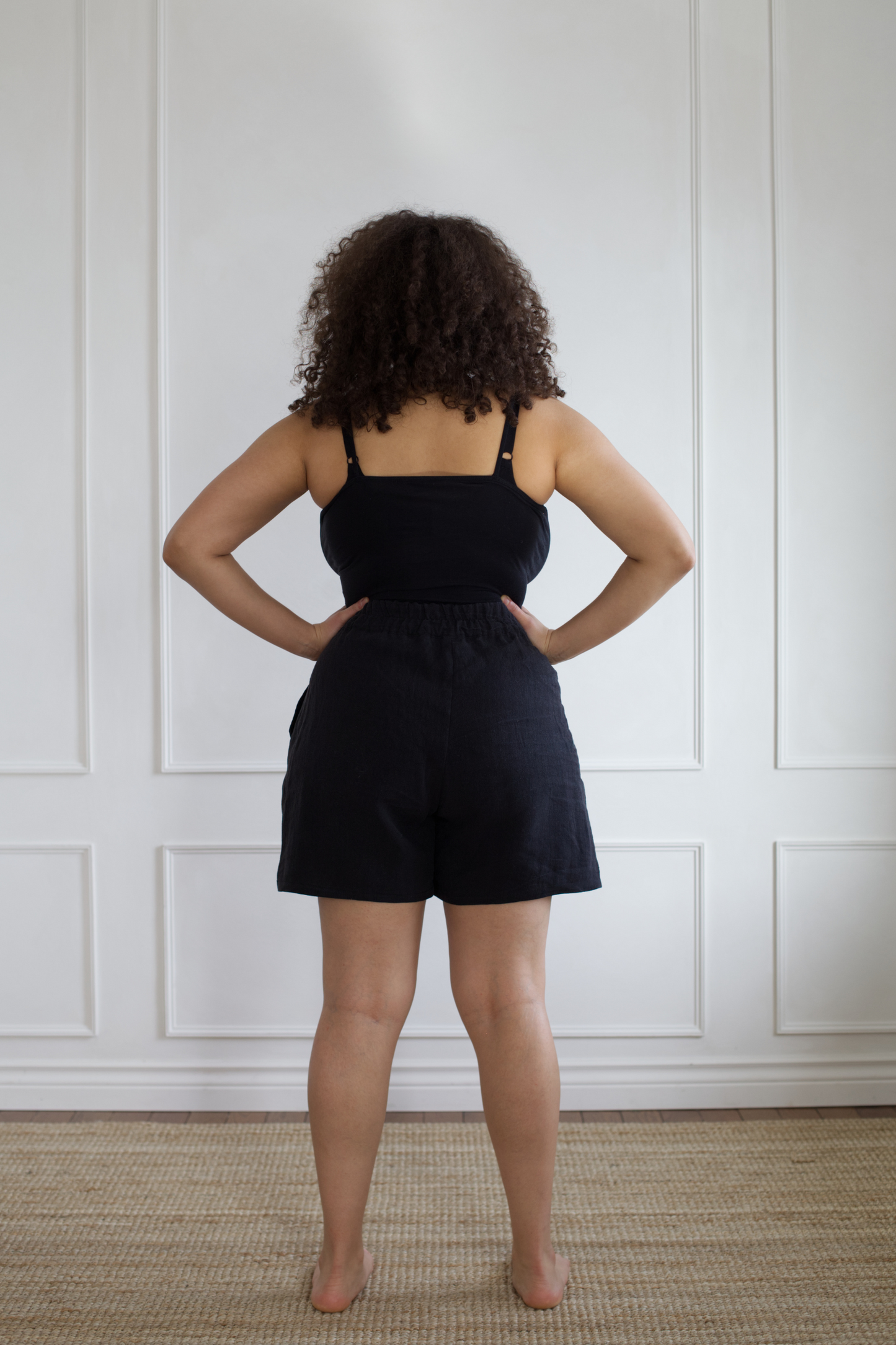 I AM ENOUGH Shorts | Black