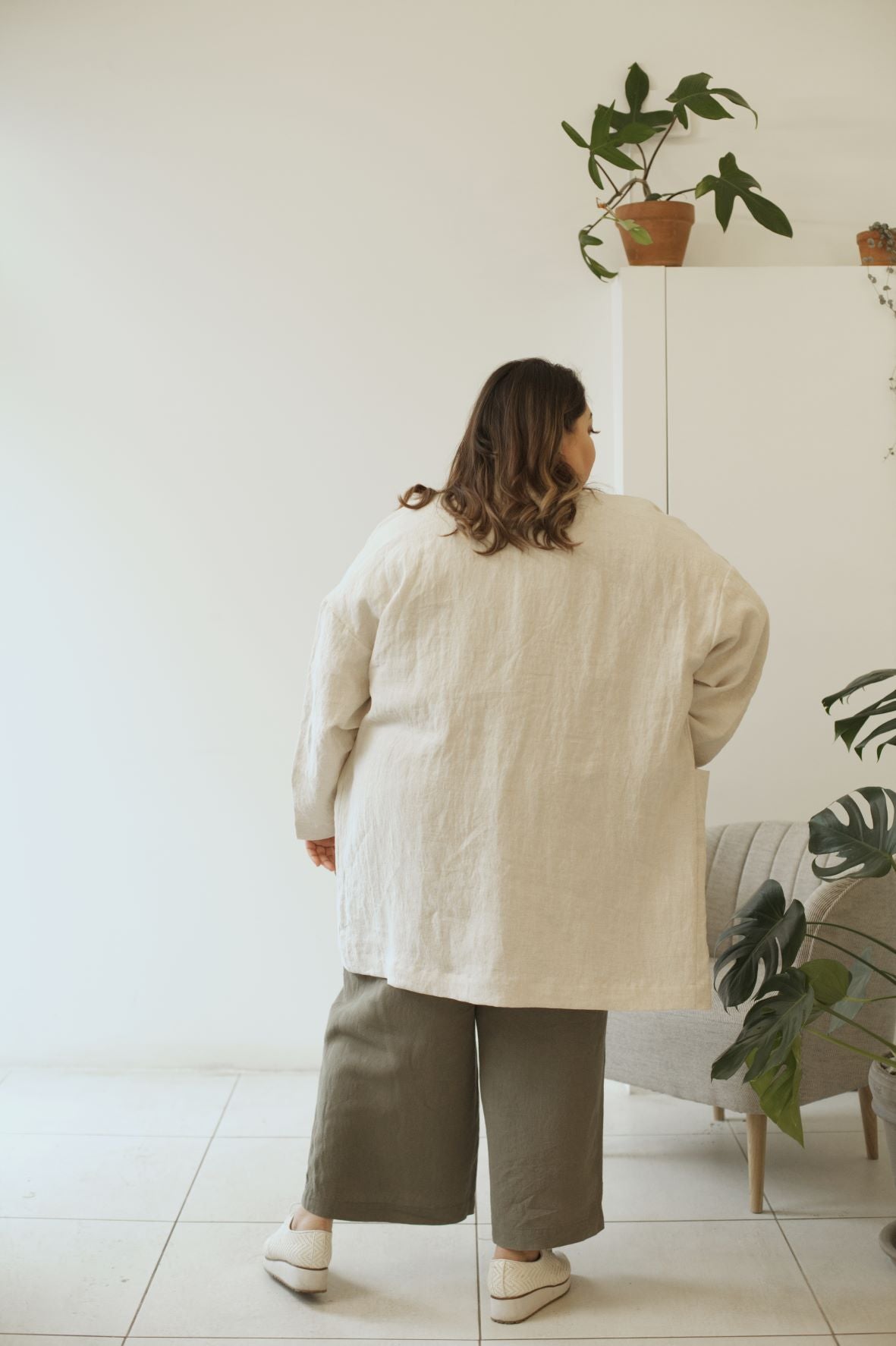 I AM SEEN Coat | Oatmeal