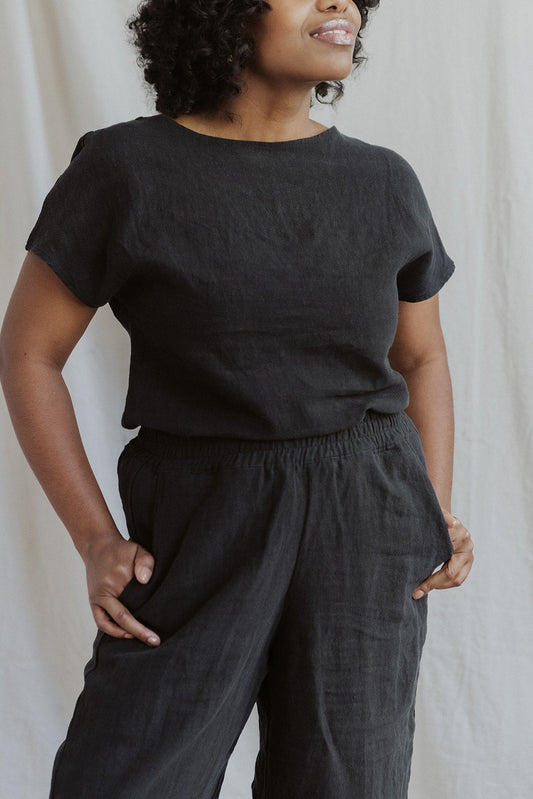 Ready To Ship | I AM LOVED Top | Black | S