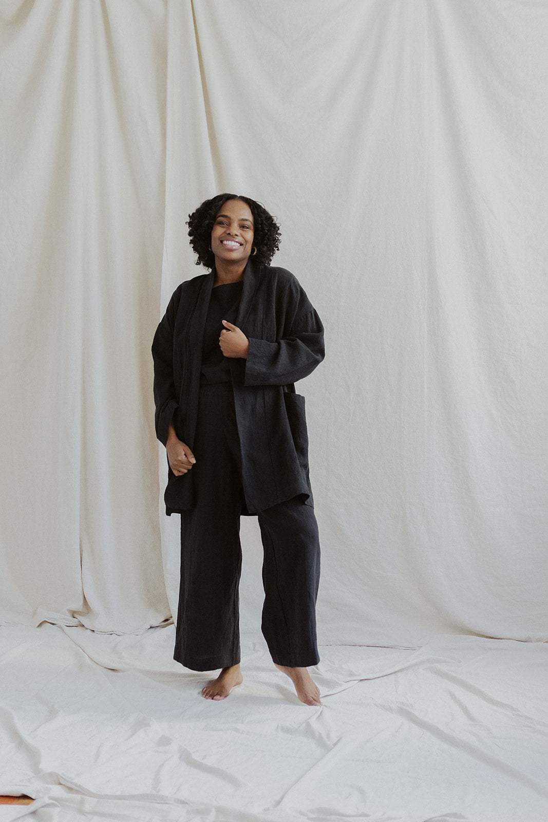 I AM SEEN Coat | Black