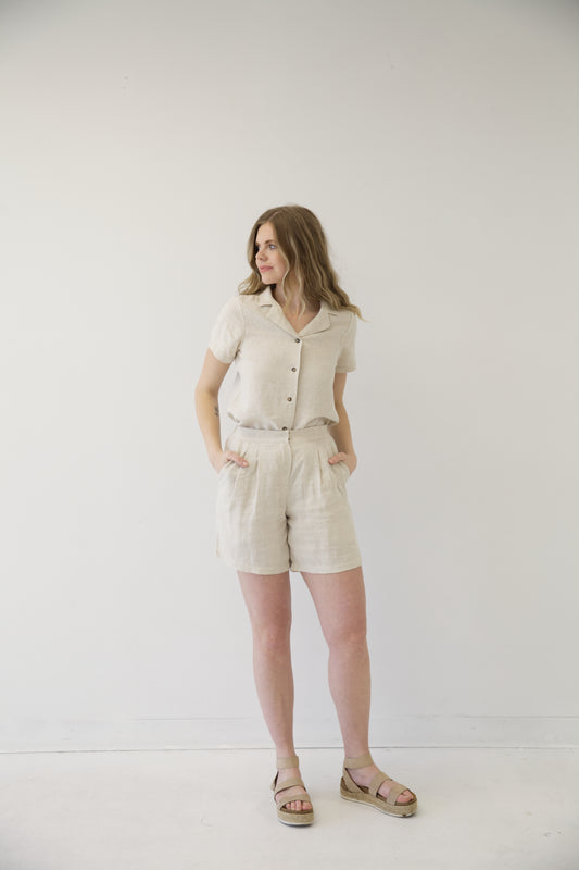 I AM STRONG Shorts | Oatmeal