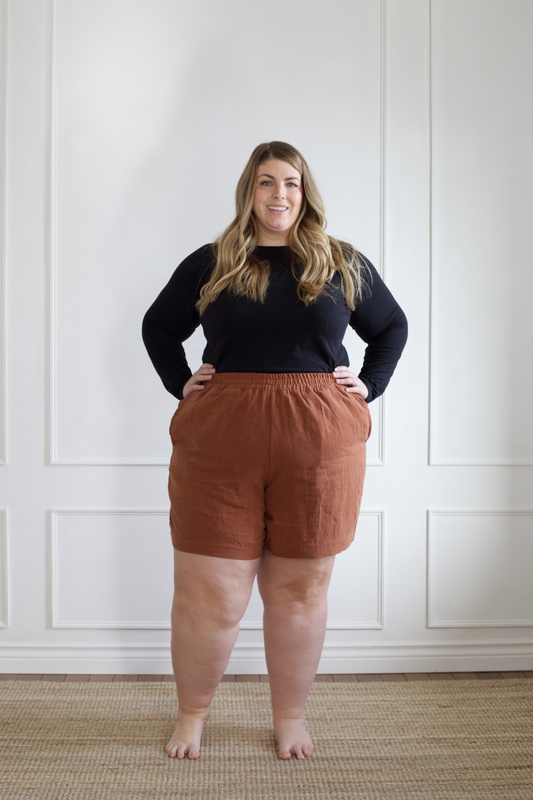 Ready To Ship | I AM ENOUGH Shorts | Rust | M