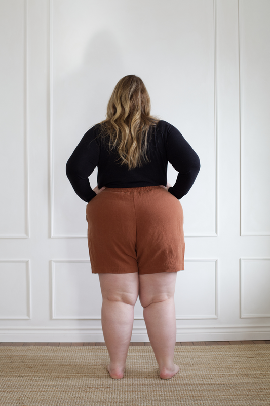 Ready To Ship | I AM ENOUGH Shorts | Rust | M