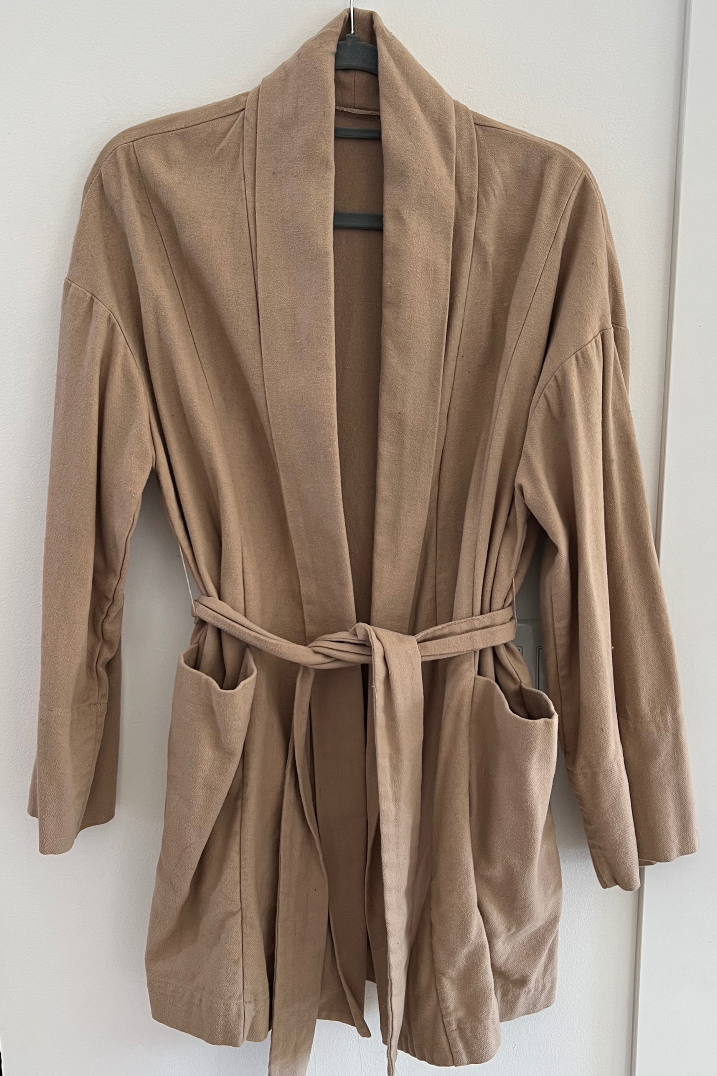 FABRIC | Taupe Brushed Cotton Twill