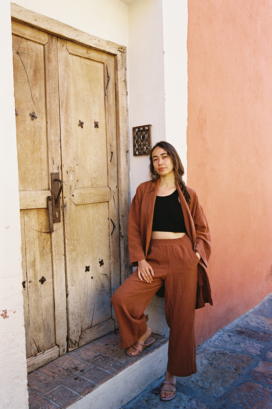 SAMPLE SALE | I AM ENOUGH Pants | Rust | XS