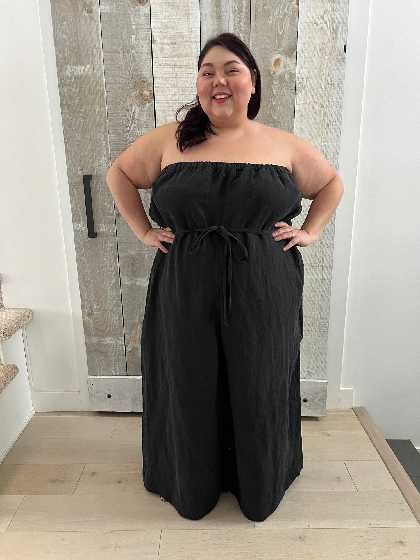 SAMPLE SALE | I AM ENOUGH Jumpsuit | Black | 4X