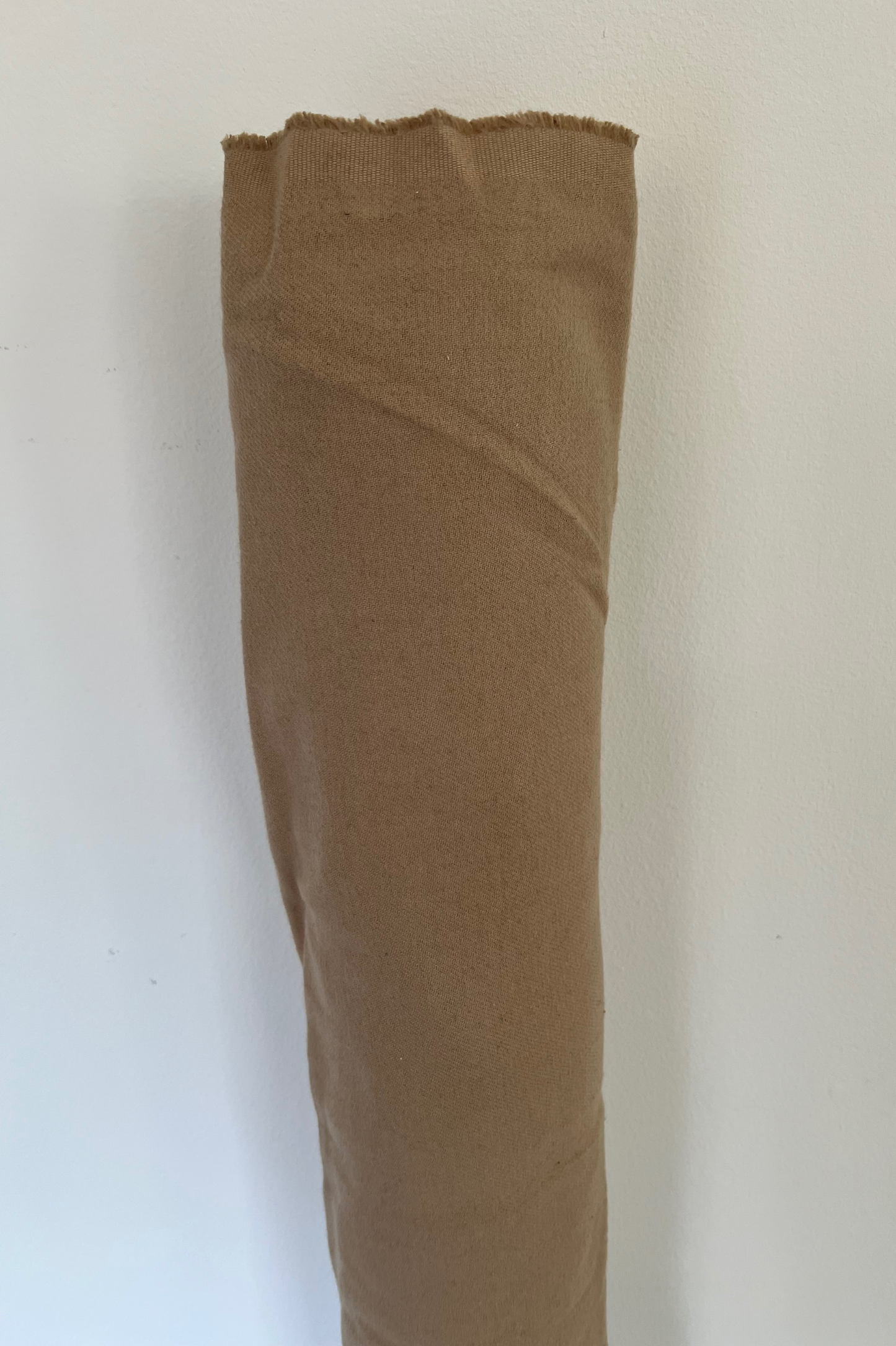 FABRIC | Taupe Brushed Cotton Twill