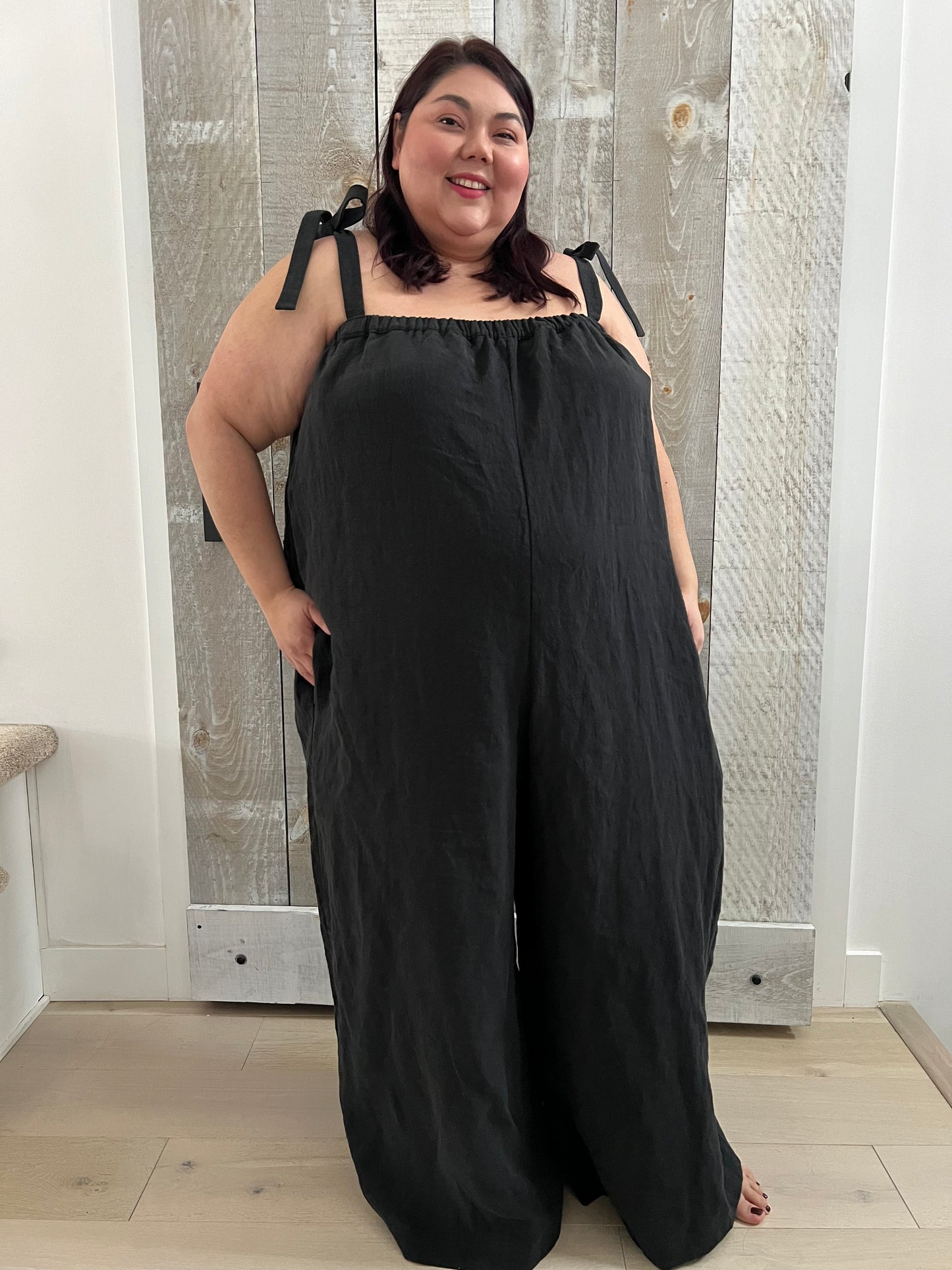 SAMPLE SALE | I AM ENOUGH Jumpsuit | Black | 4X