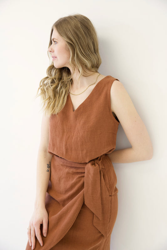 Ready To Ship | I AM LOVED Tank | Rust | XS