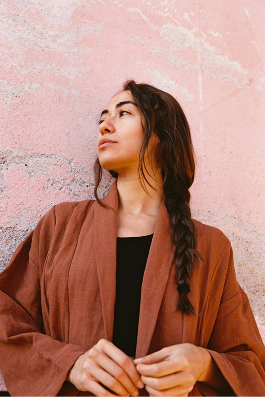 Ready To Ship | I AM SEEN Coat | Rust | XS/S