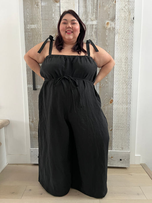 SAMPLE SALE | I AM ENOUGH Jumpsuit | Black | 4X