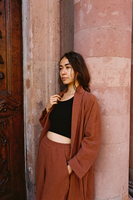 Ready To Ship | I AM SEEN Coat | Rust | XS/S