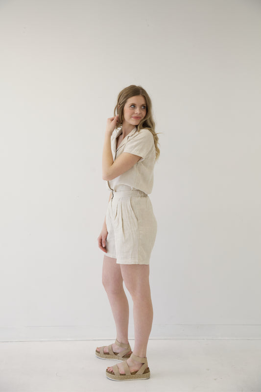 I AM STRONG Shorts | Oatmeal