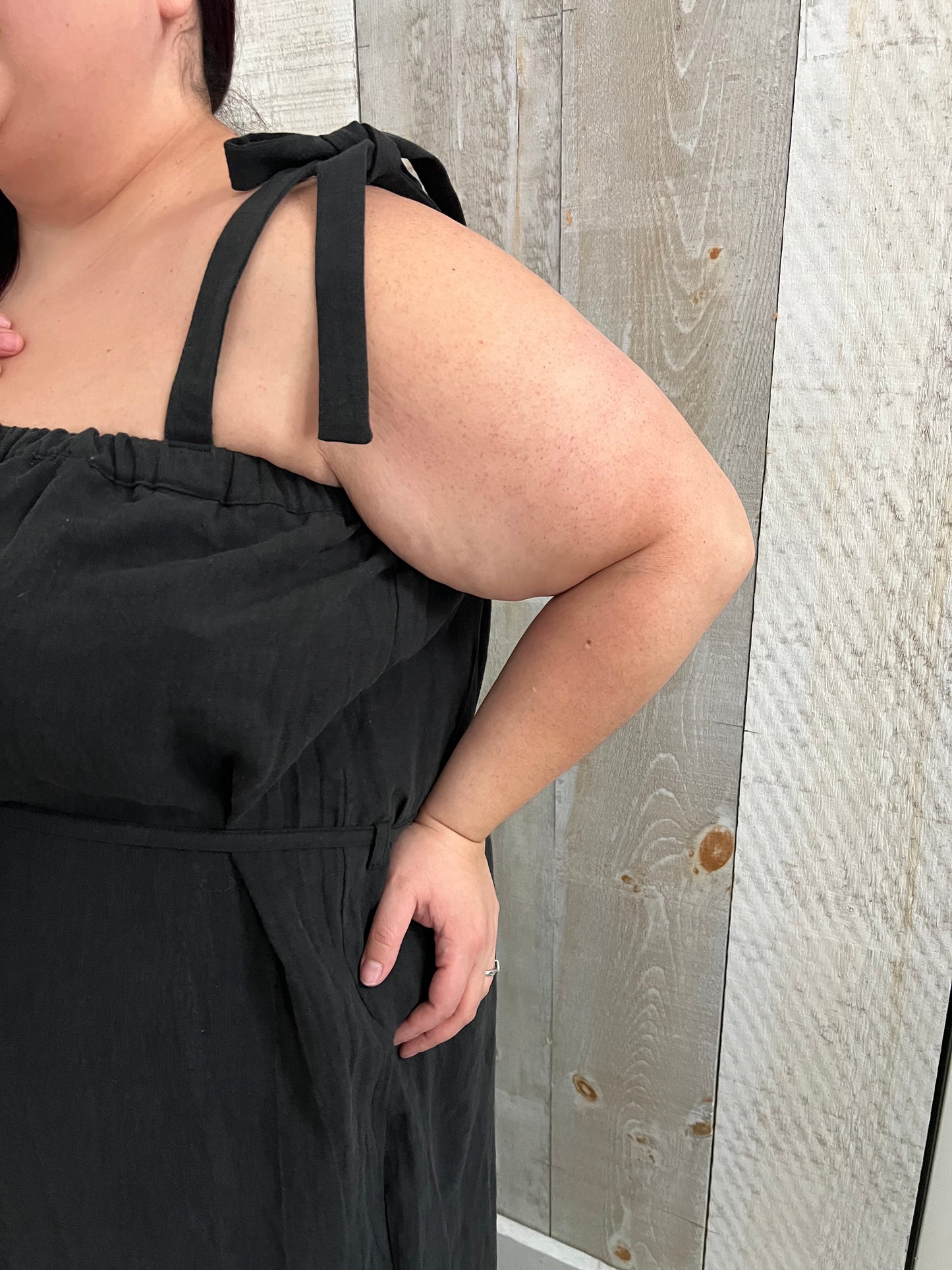 SAMPLE SALE | I AM ENOUGH Jumpsuit | Black | 4X