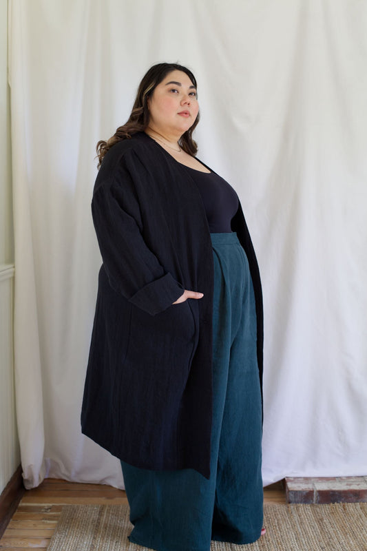 Ready To Ship | I AM HEARD Coat | Black | 3X/4X