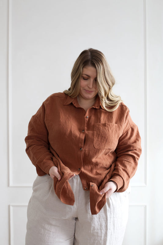 Ready To Ship | I AM SUPPORTED Shirt | Rust | 1X/2X