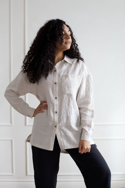 Ready To Ship | I AM SUPPORTED Shirt | Oatmeal | XS