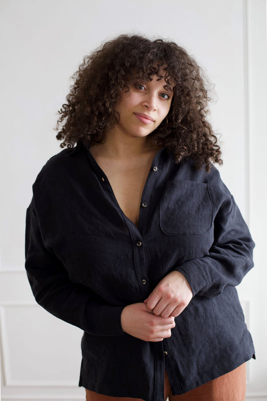 Ready To Ship | I AM SUPPORTED Shirt | Black | XS