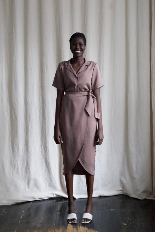 Ready To Ship | I AM ABUNDANT Skirt | Earl Grey | L