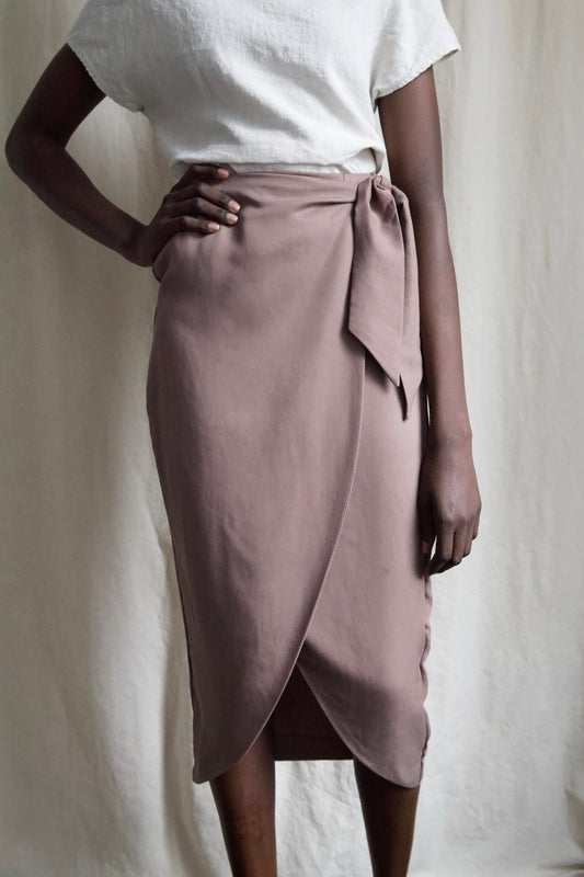 Ready To Ship | I AM ABUNDANT Skirt | Earl Grey | L