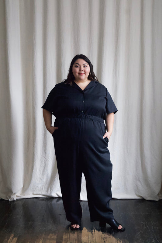 Ready To Ship | I AM GROUNDED Pants | Black Tencel Twill | 3X