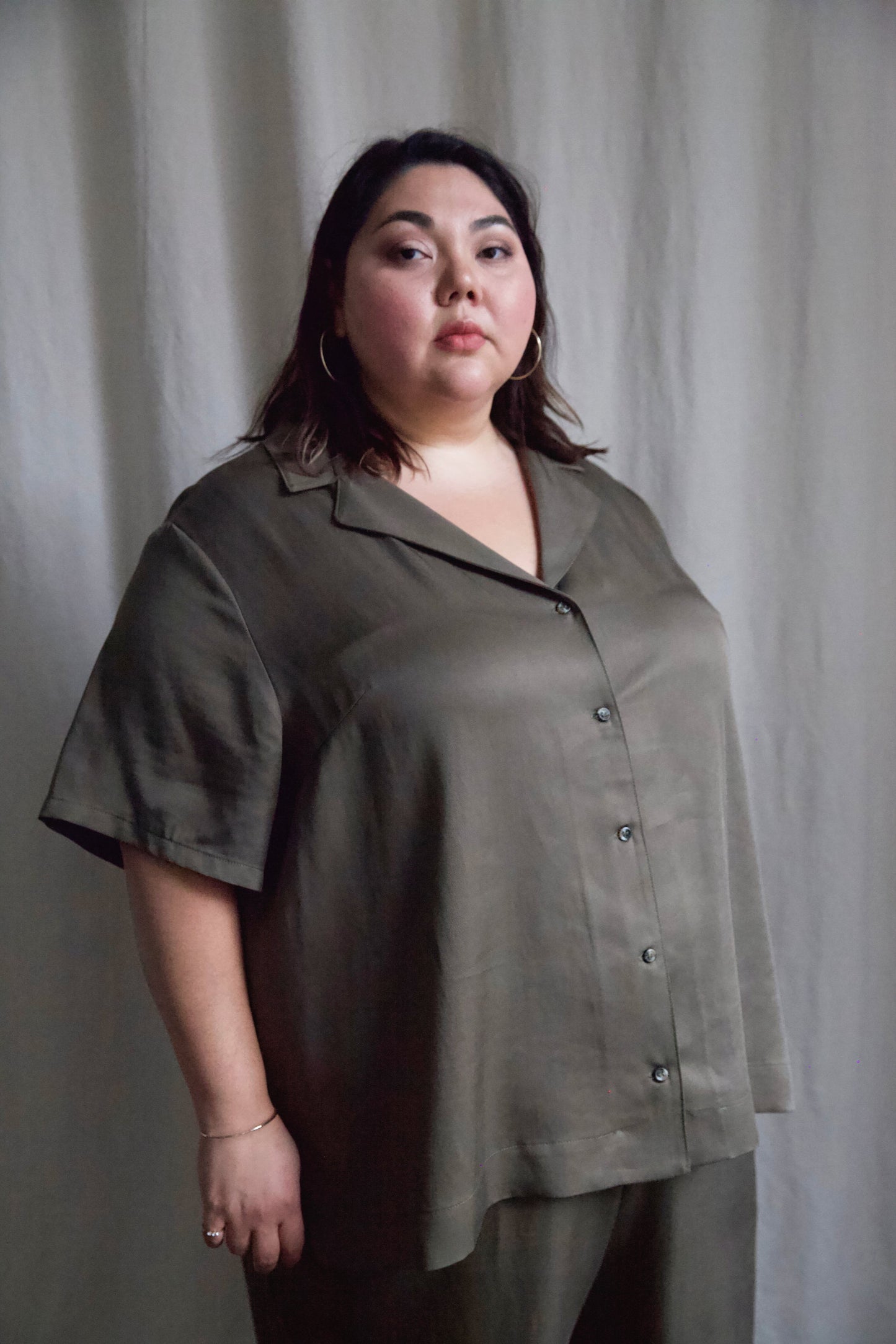 Ready To Ship | I AM BEAUTIFUL Blouse | Olive | S/M