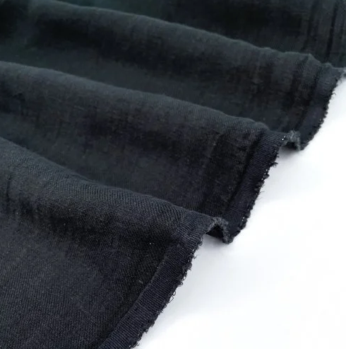 FABRIC | Black Linen Twill