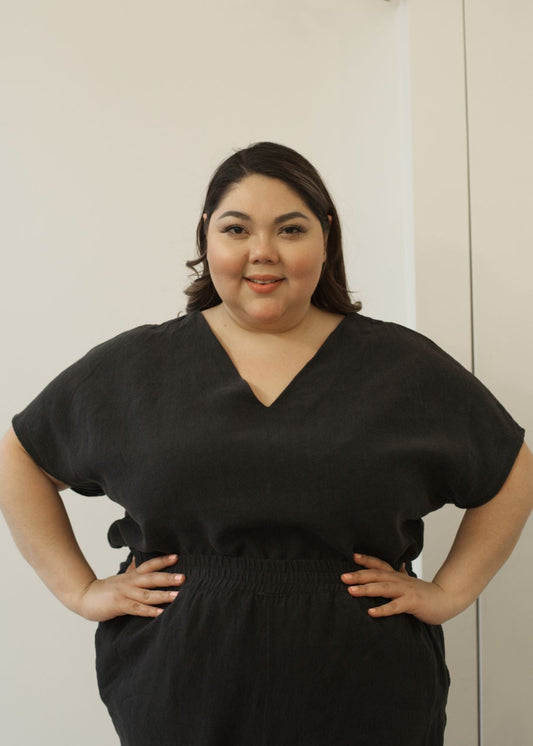 SAMPLE SALE | I AM LOVED Top | Black | 4X