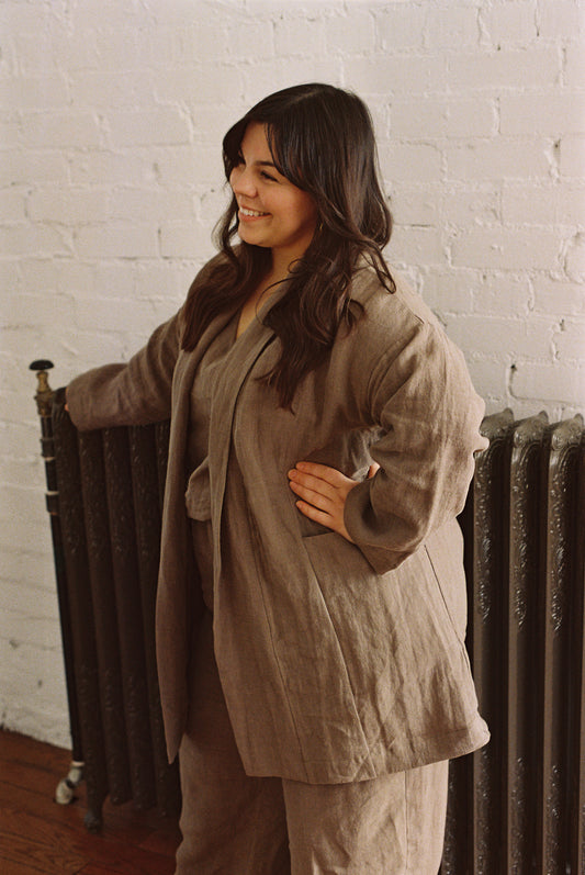 I AM SEEN Coat | Sage