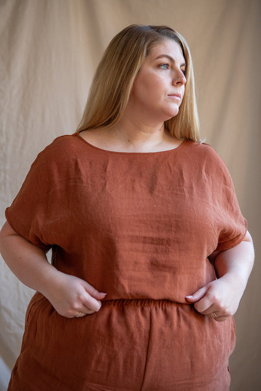 Ready To Ship | I AM LOVED Top | Rust | 4X
