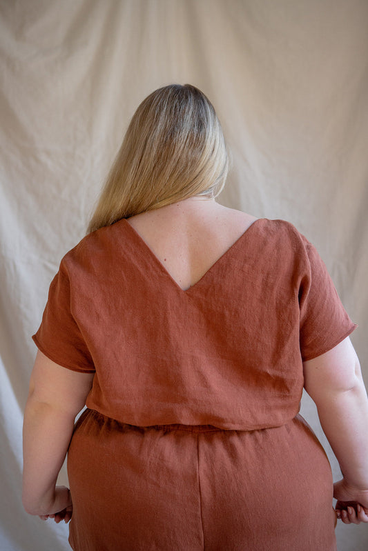 Ready To Ship | I AM LOVED Top | Rust | 4X