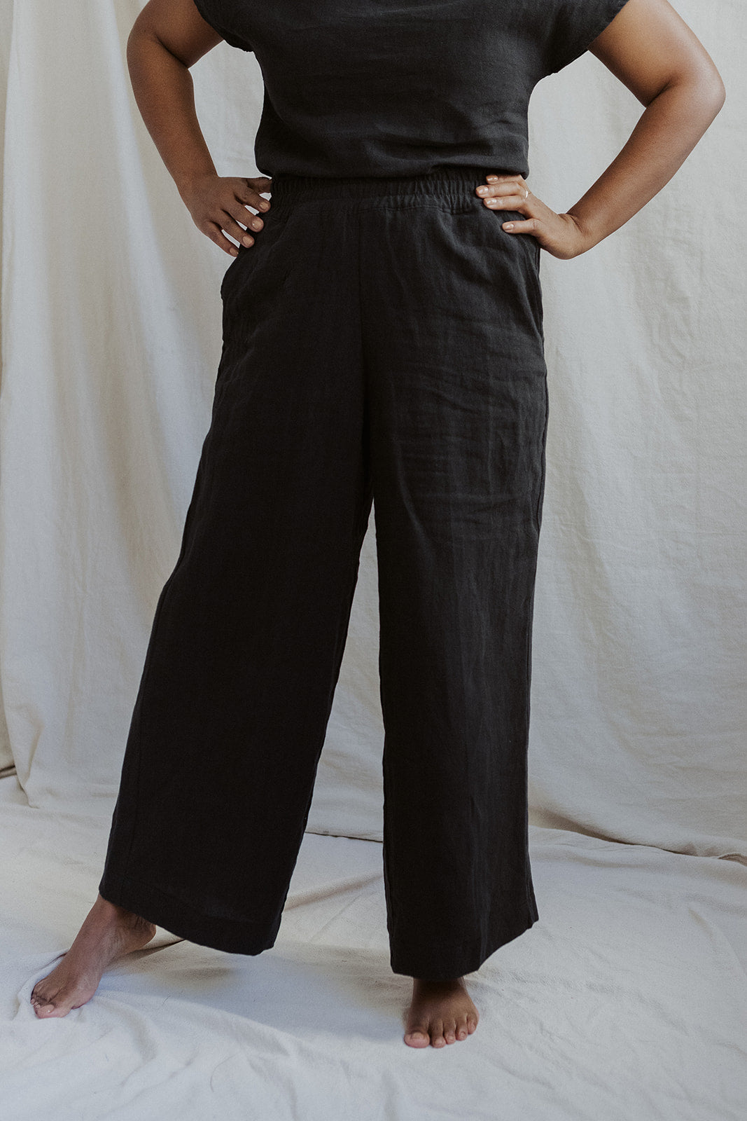 Ready To Ship | I AM ENOUGH Pants | Black | 1X