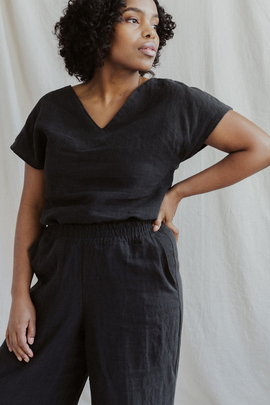 Ready To Ship | I AM LOVED Top | Black | S